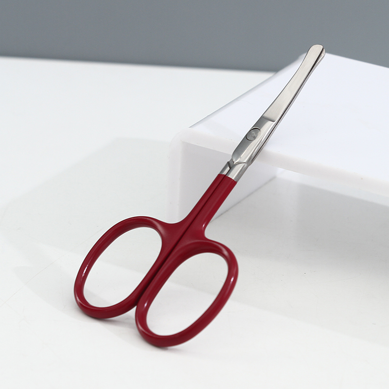 Scissors - 3.5 Curved Fine Point Surgical Quality Stainless Steel, Skincare for Athletes All Natural Handmade